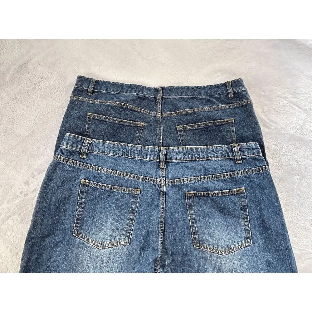 Men's Route 66 Denim Jeans Lot of Two Size 22A or 42 X 30 Classic Fit Casual